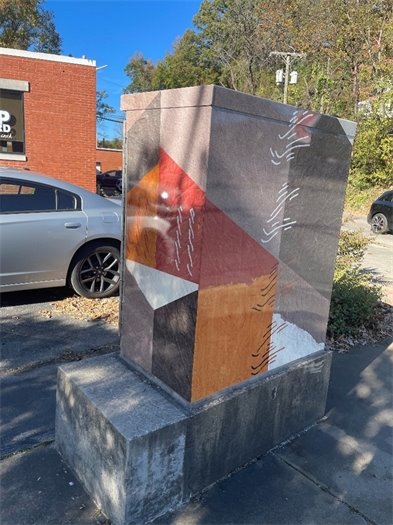 art box located at Dayton Blvd & Hedgewood (Ace Hardware)
