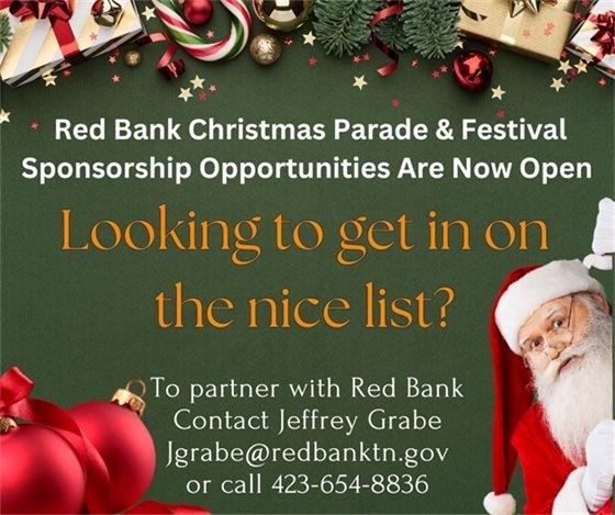 Christmas Parade and Festival Sponsorship Banner