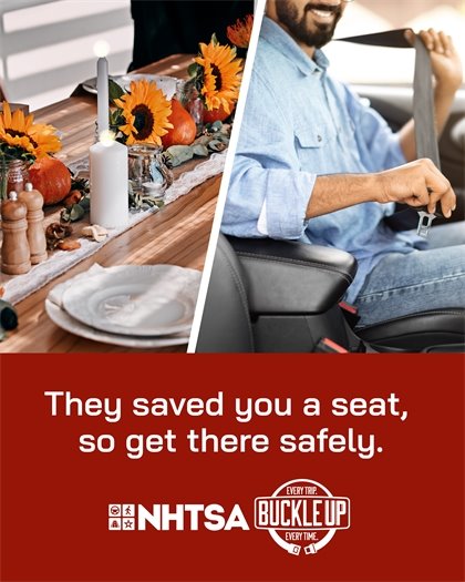 Be Safe. Be Smart. Buckle Up