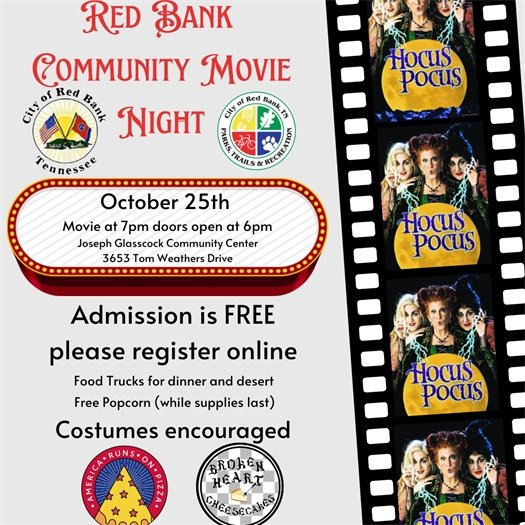 Hocus Pocus Movie Night Poster 