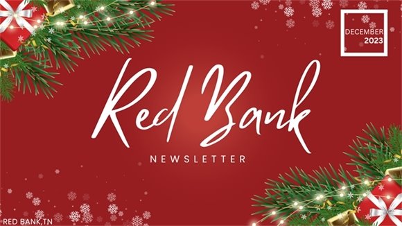 Red Bank Newsletter Red Christmas Banner 