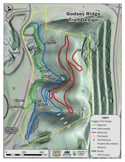 Godsey RidgeTrail Map 