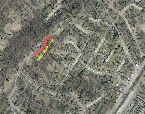 Sims Dr TAWC Work Zone