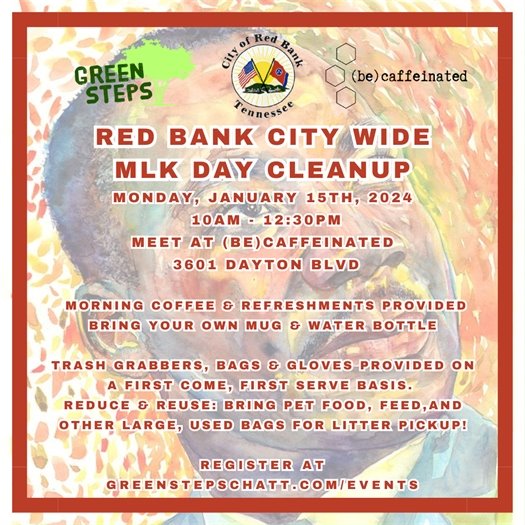 Red Bank MLK Cleanup 2024 Flyer