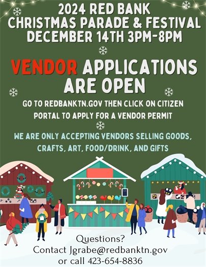 XMas Vendor Application Flyer