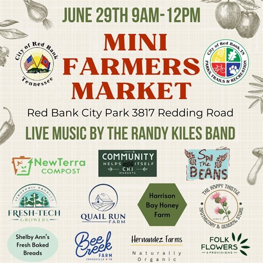 Mini Farmers Market Flyer