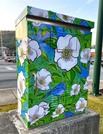 Traffic Signal Box Wrap Art