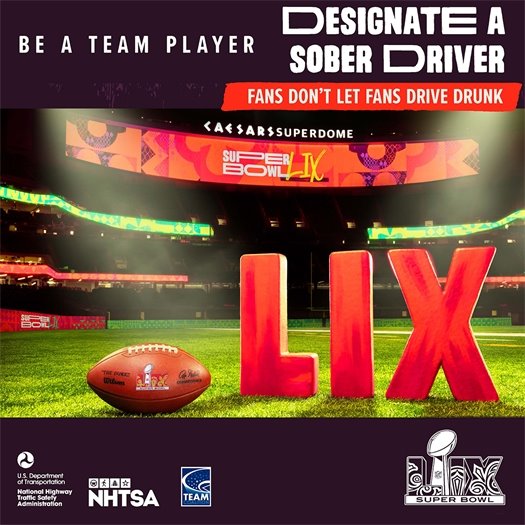Superbowl Sober Driving