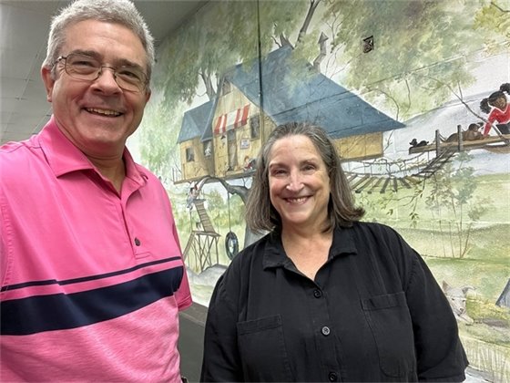 City Manager Martin Granum and PDX Managing Partner Bev Eitner